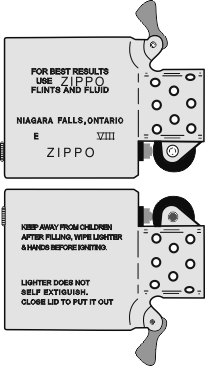 Zippo Canada - Insert  E - 1992