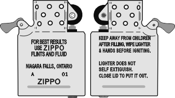 Zippo Canada - Insert  A - 2001